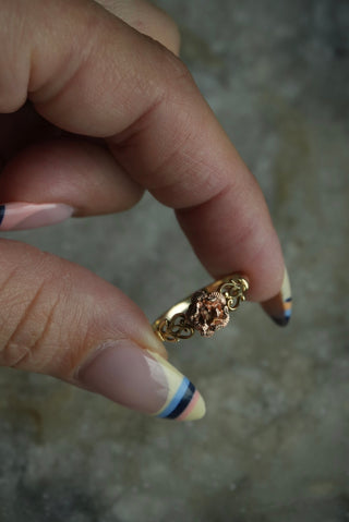 10K ROSE RING