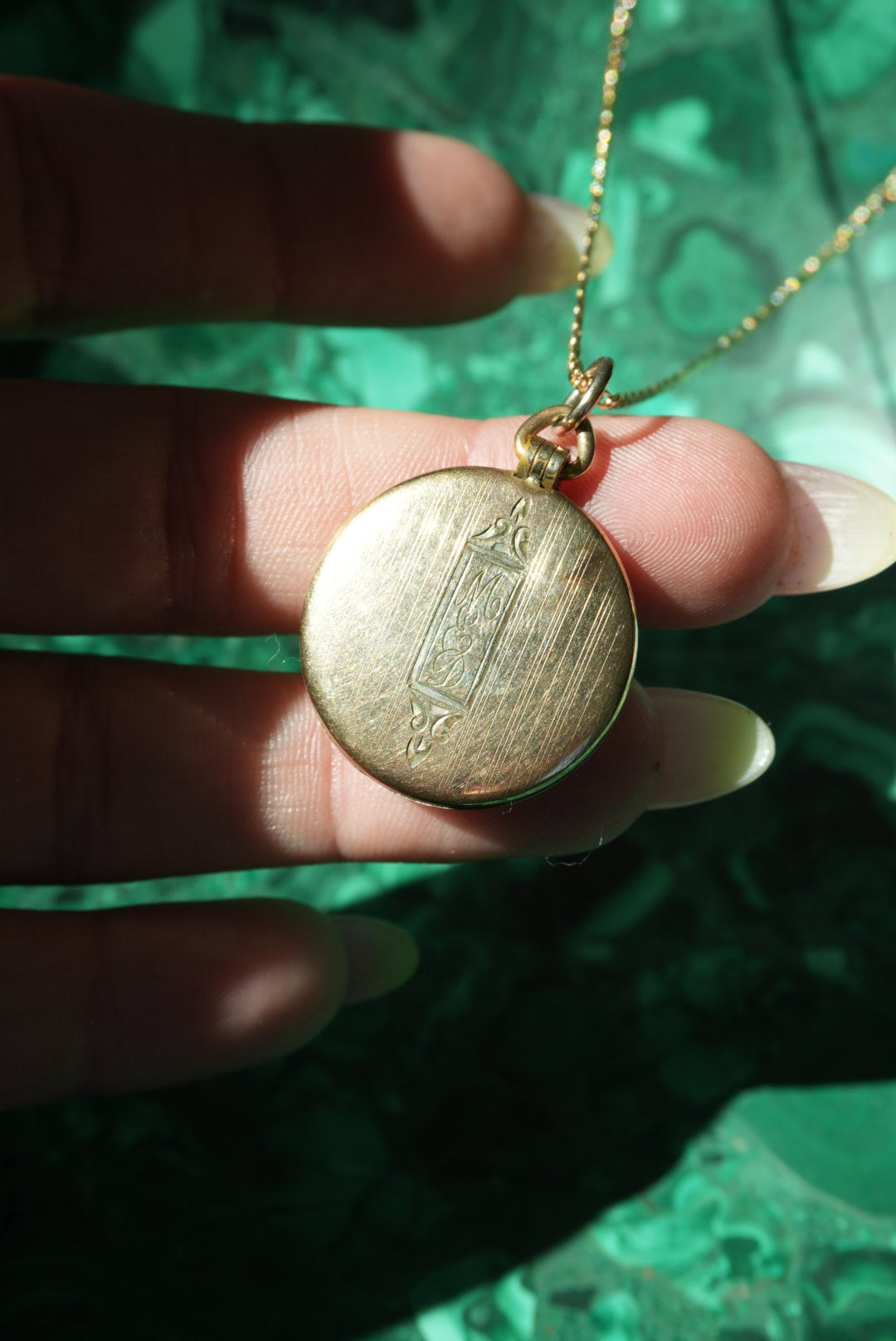 MONOGRAM ANTIQUE LOCKET