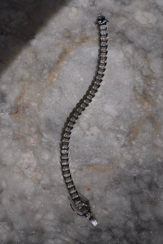 Girls Bestfriend - Silvertone Diamond Tennis Bracelet