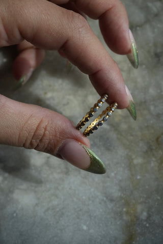Band 1 - Vermeil Studded Band Size 8