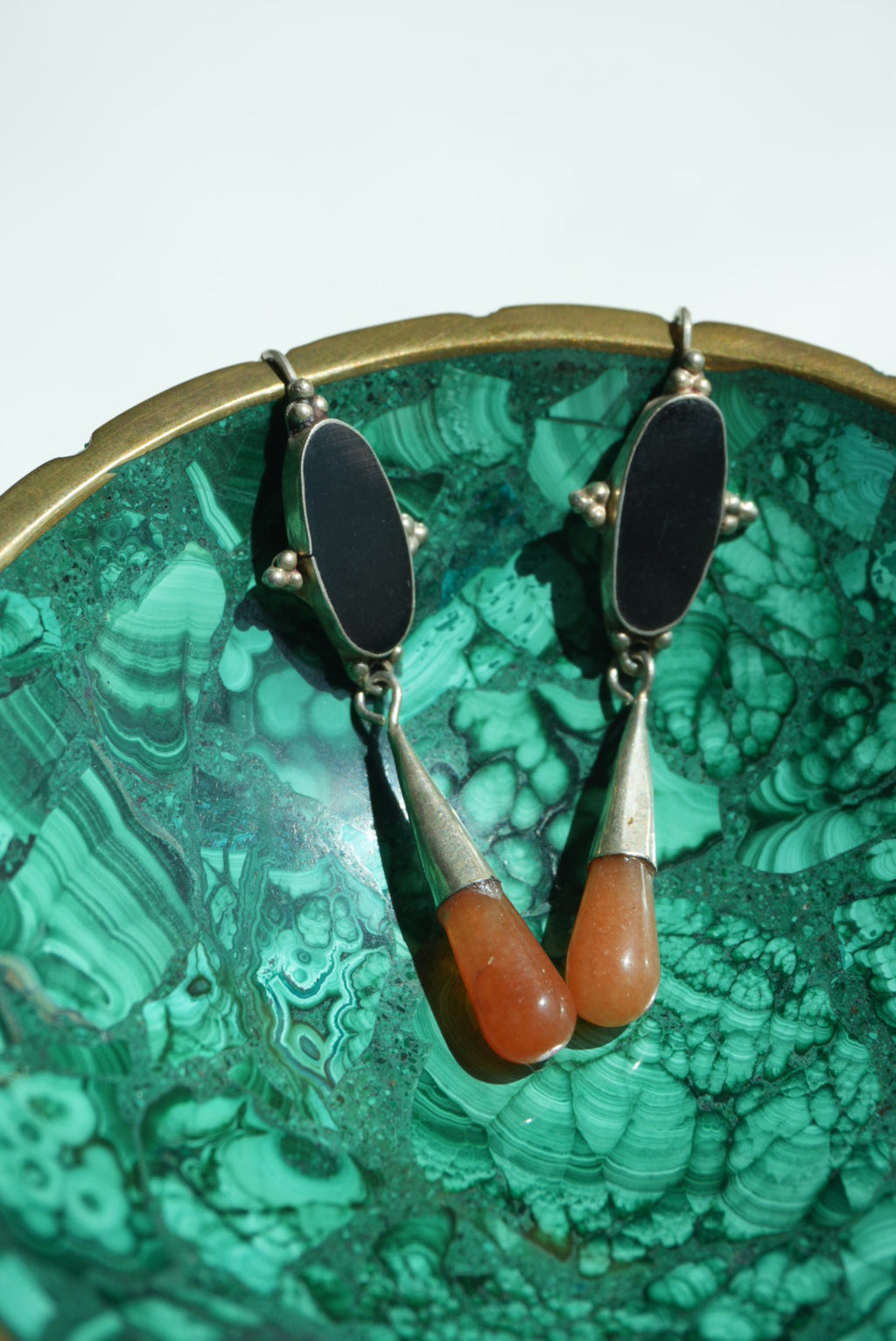 ANTIQUE CARNELIAN DROPS
