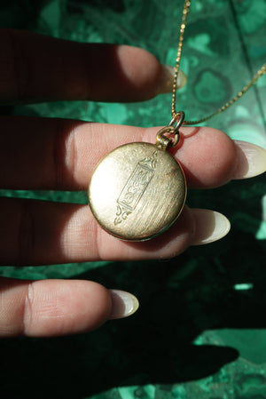 MONOGRAM ANTIQUE LOCKET