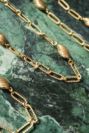 GOLD FILL PAPER CLIP CHAIN