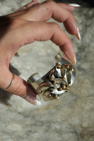 BRUTALIST STERLING CUFF