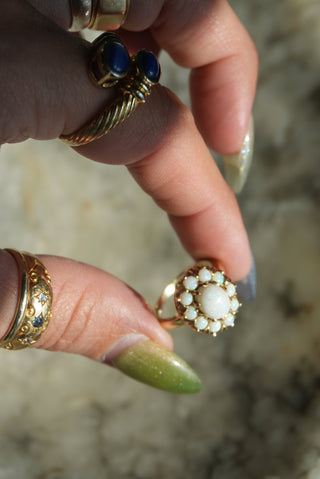 14K OPAL RING