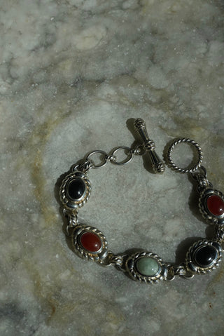 Jade Collector - Sterling Jade Bracelet