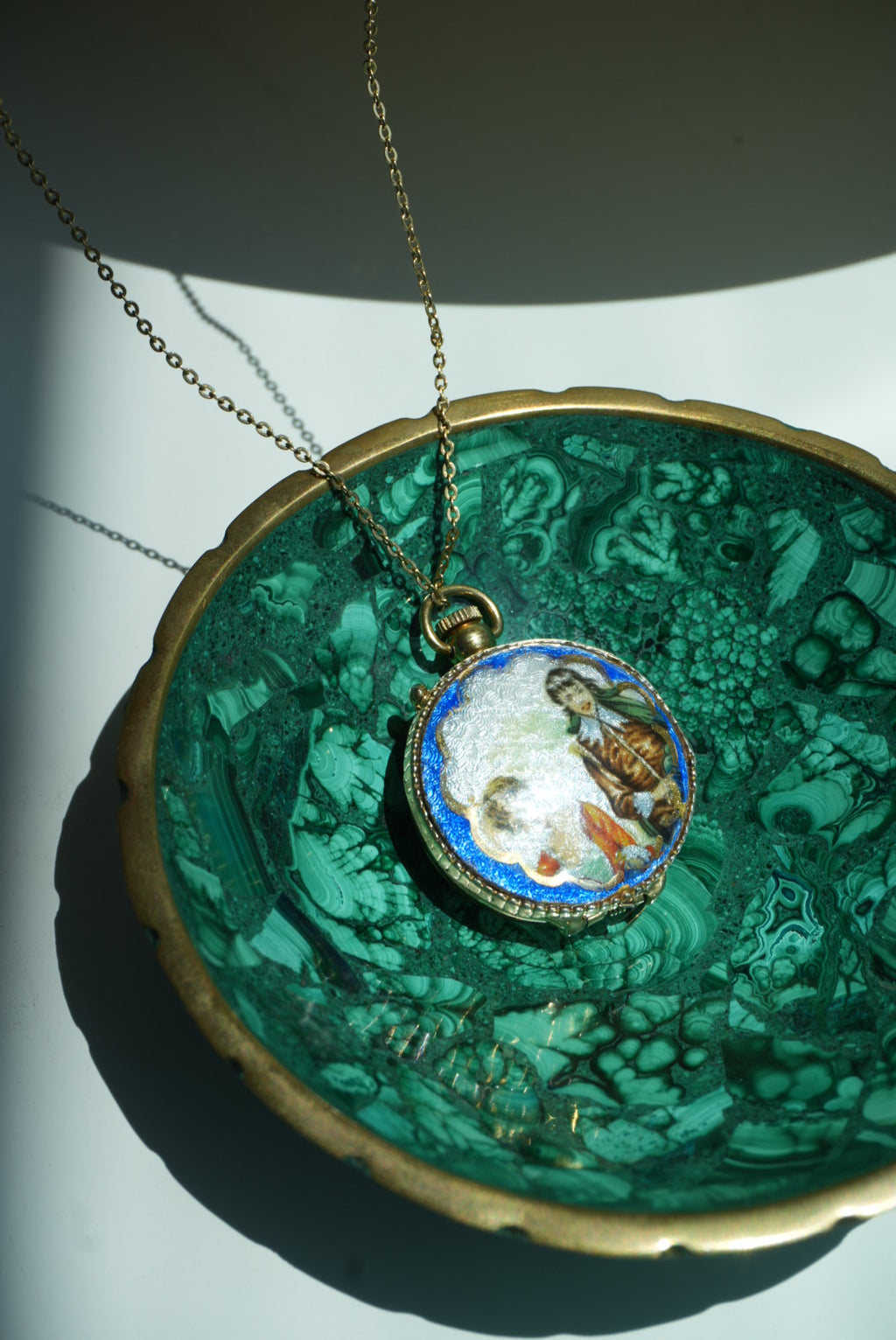 ENAMEL PICKET WATCH