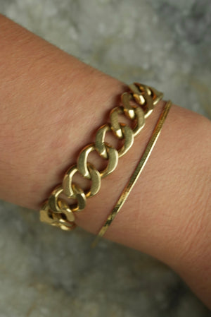 7 INCH HERRINGBONE BRACELET