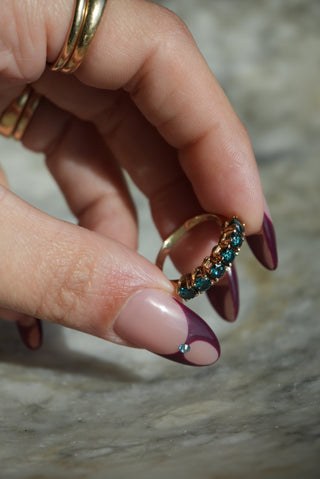 10K BLUE DIAMOND BAND