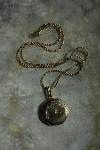 Sweet Memories - Goldfill Locket Necklace
