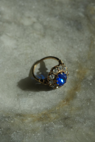 10K BLUE IOLITE RING