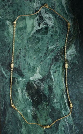 Station Chain - Gold Fill Layering Necklace