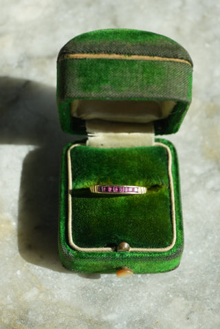 14k Ruby Row Band