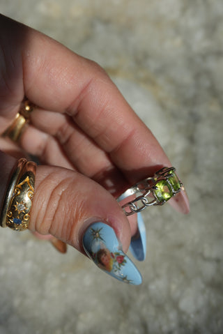 PERIDOT CHAIN REACTION SZ 8