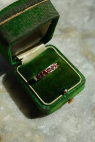 Band 1 - Sterling Gemstone Ring Size 7