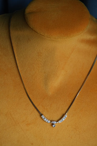 Dazzling Deco - Vintage Goldtone Costume Necklace