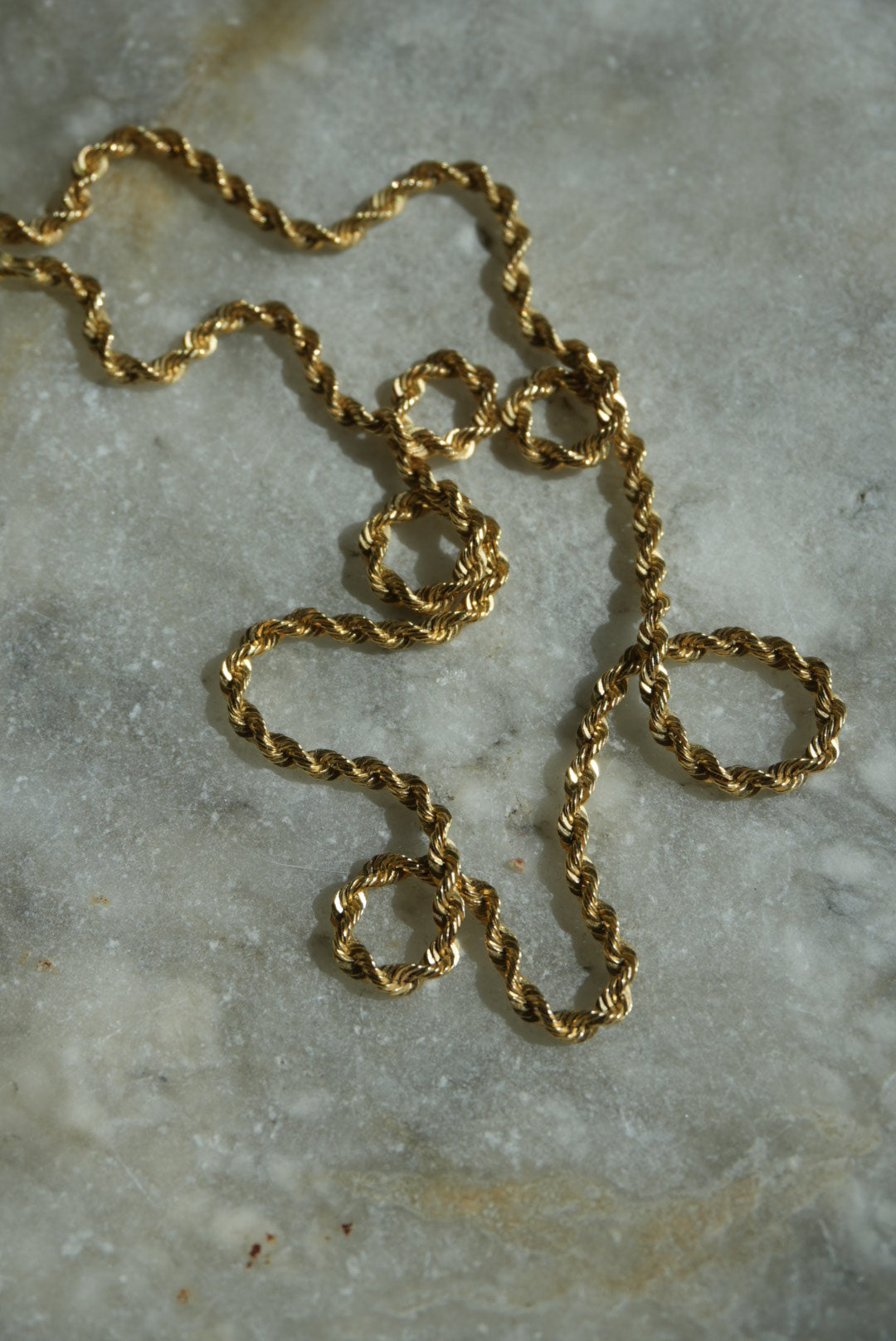 15.5 INCH 14k ROPE CHAIN