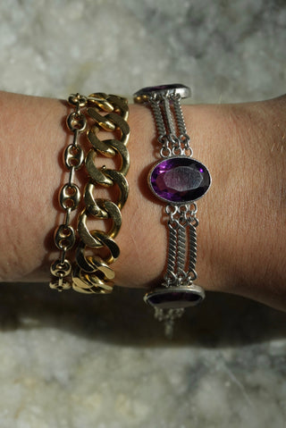Night Court - Antique Sterling Bracelet