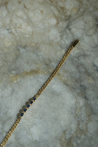 14K SAPPHIRE BRACELET