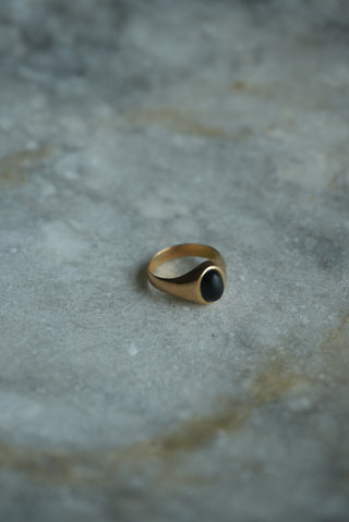 22K MINI ONYX BABY RING