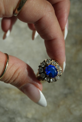 10K BLUE IOLITE RING
