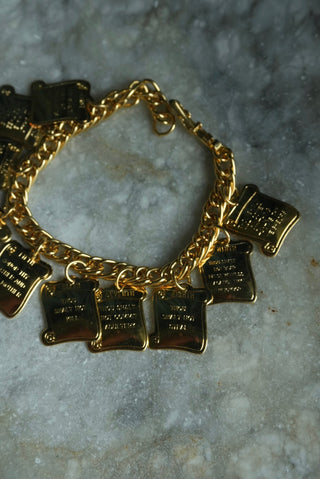TEN COMMANDMENTS - COSTUME BRACELET