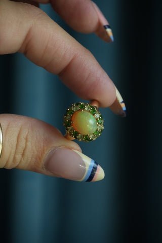10K JELLY OPAL RING