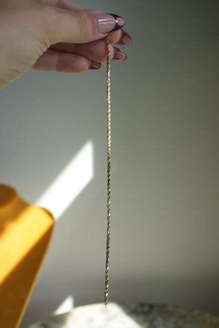 10K GOLD ROPE BRACELET