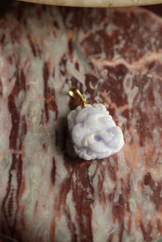 LAVENDER JADE 14K BAIL