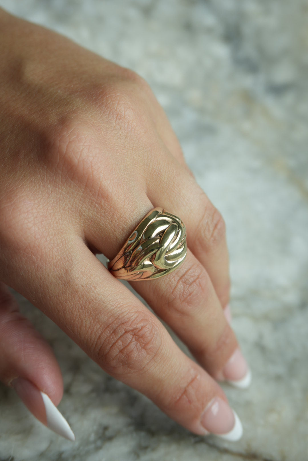 BYZANTINE DOME RING SZ 8.5