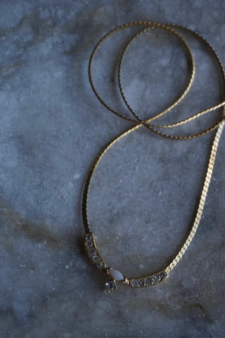Dazzling Deco - Vintage Goldtone Costume Necklace