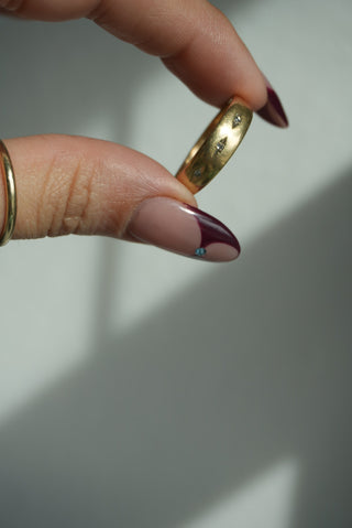 TRIPLE UP DIAMOND RING 14K