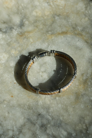 TRI-COLOR BANGLE BRACELET
