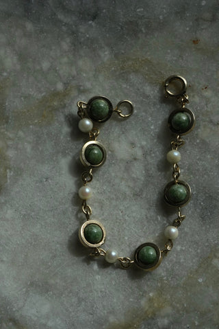 Mod Squad - Gold Fill Beaded Bracelet