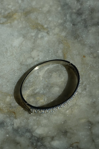 Star Struck - Sterling Icy Gemstone Bangle