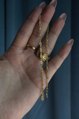 Slinky Gal - Vermeil Petite Link Anklet