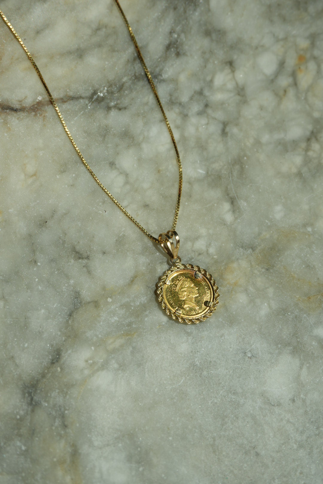 VINTAGE COIN NECKLACE