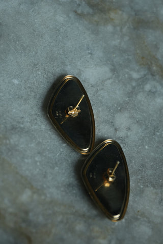 14K OPAL CHIP EARRINGS