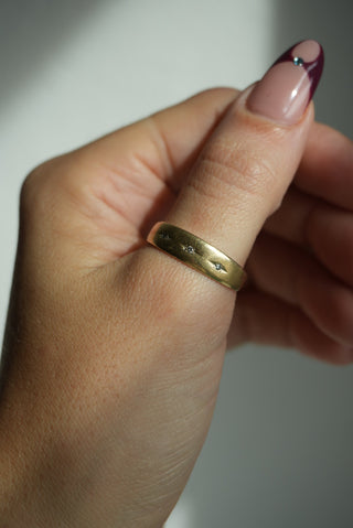 TRIPLE UP DIAMOND RING 14K