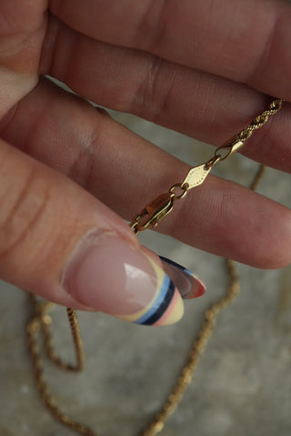 14K ROPE CHAIN