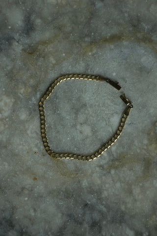 14K CURB LINK BRACELET