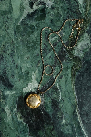 Flowers Forever - Gold Fill Antique Locket
