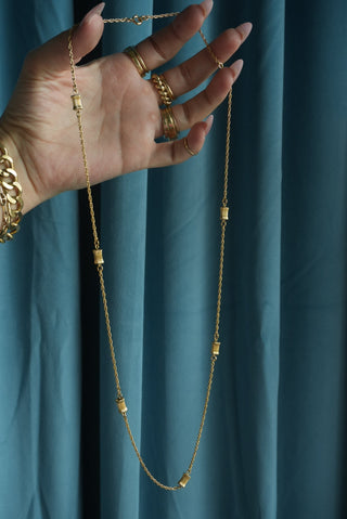 Station Chain - Gold Fill Layering Necklace