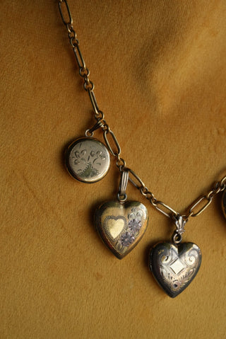 Lots of Love - Goldfill Locket Charm Necklace