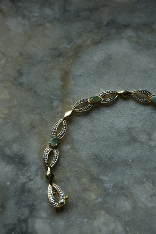 Opal Always - Vermeil Gemstone Tennis Bracelet