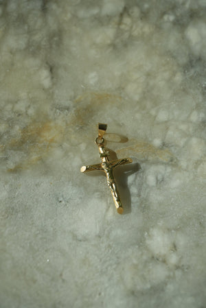 14K GOLD CRUCIFIX CHARM