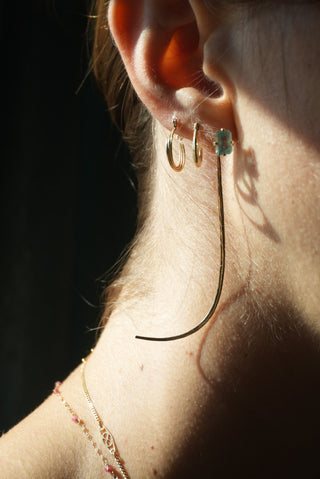 14k Unique Threader Earrings