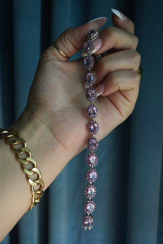 Lilac Lover - Sterling Amethyst Tennis Bracelet