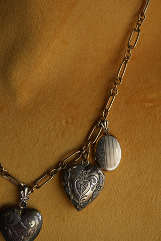 Lots of Love - Goldfill Locket Charm Necklace