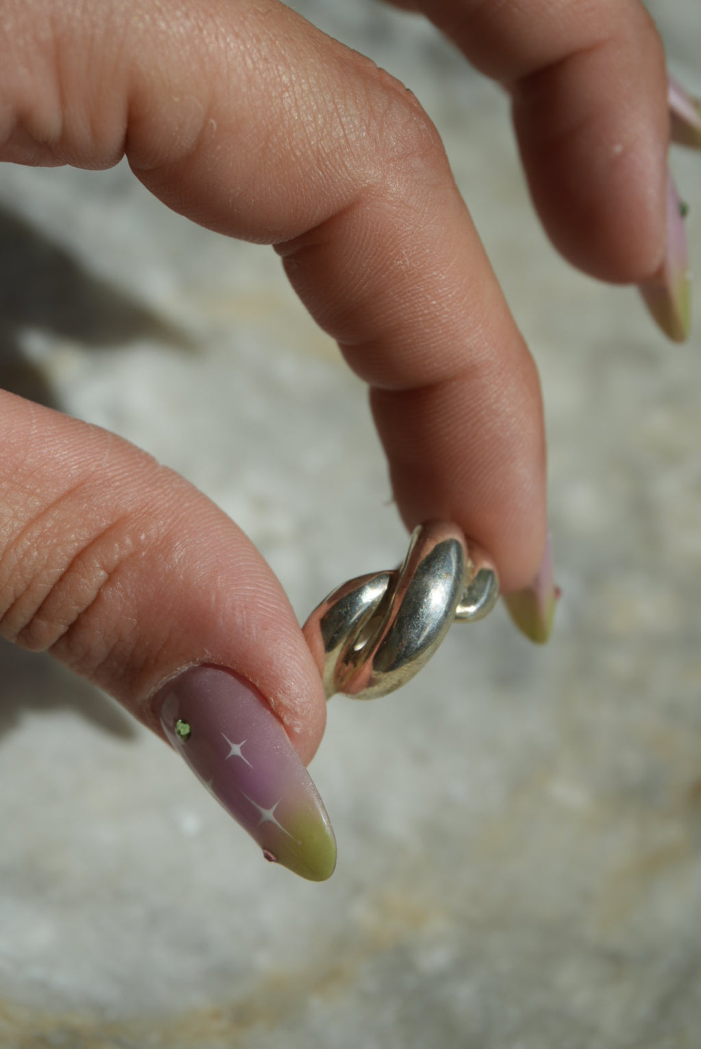 CROISSANT RING SZ 6